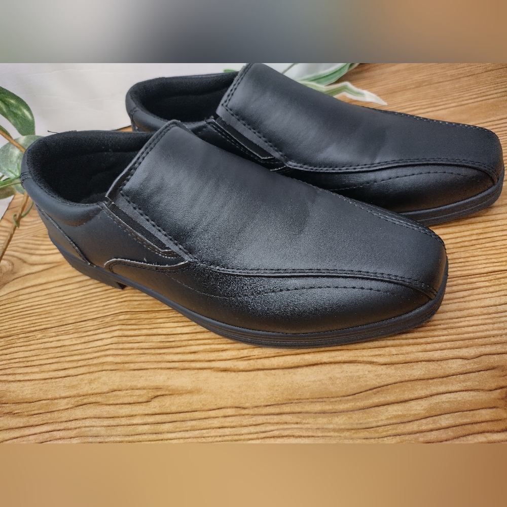 Men's Hunter Bays Eastbourugh Slip On Black Size 9